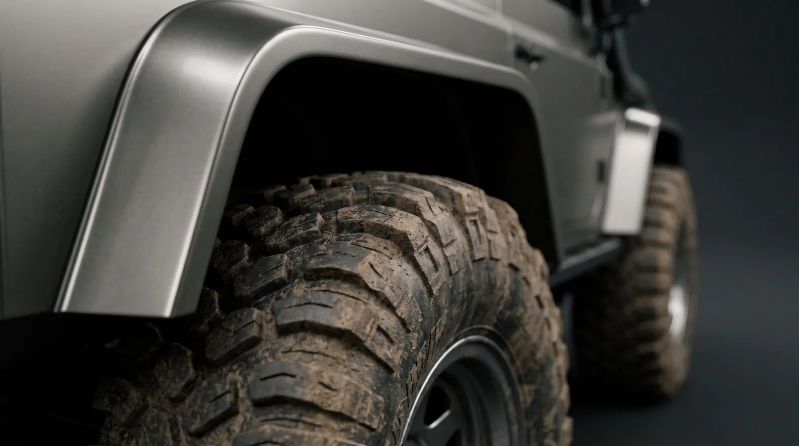 Detail van een Hummer H1